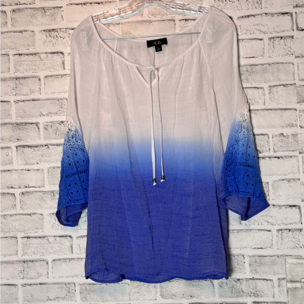 AGB Elegant White Blouse‎